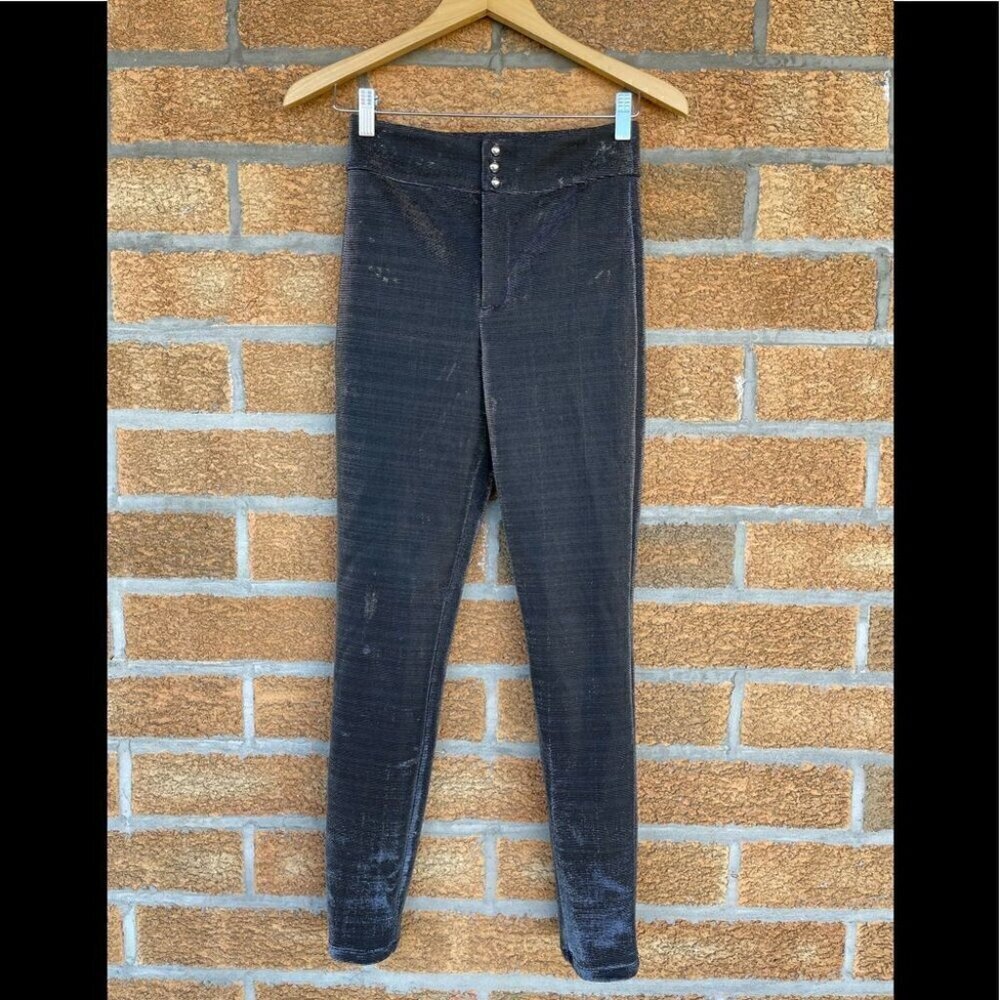 lovers and friends metallic jeggins xs